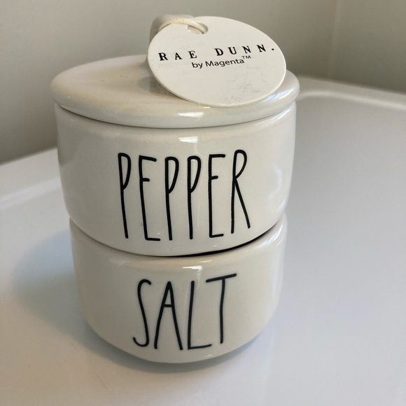 Rae Dunn Other - Rae Dunn Salt & Pepper Stacker Set